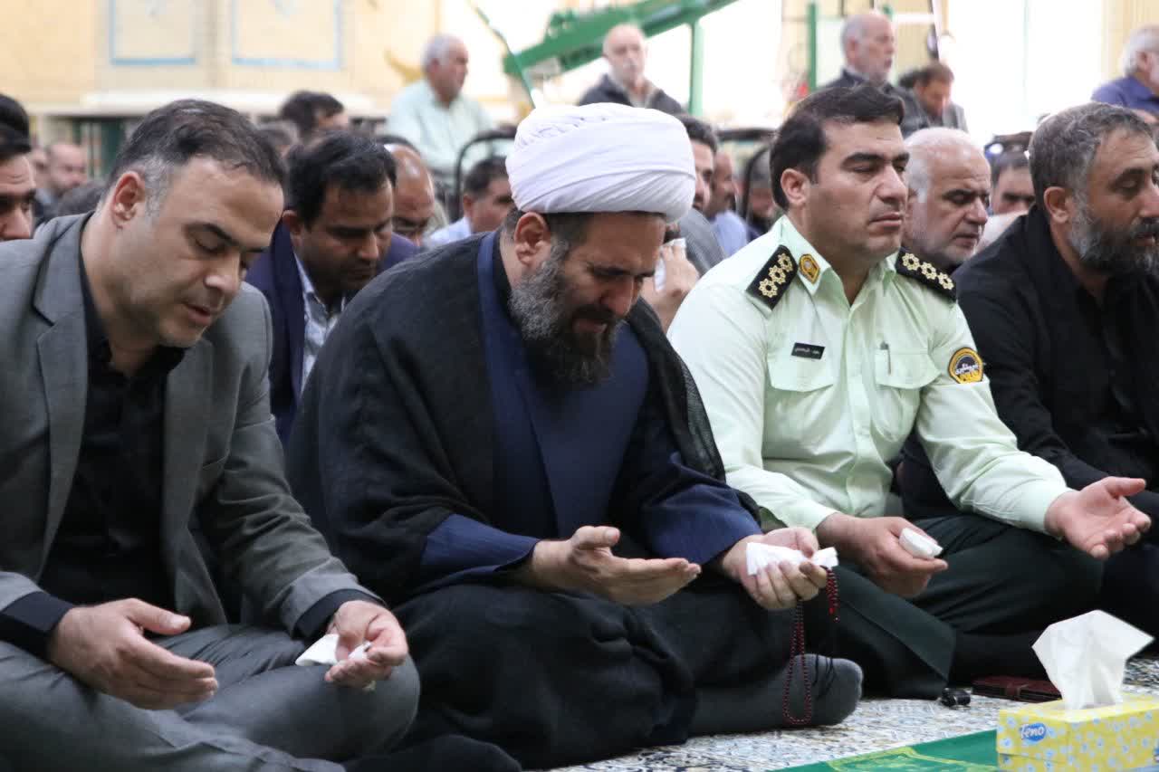مراسم عزای شهادت رئیس جمهور شهید حضرت آیت الله رئیسی و همراهان شهید ایشان در مسجد جامع حضرت ولی عصر عج مهستان