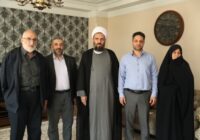 دیدار نوروزی امام جمعه مهستان با خانواده شهید امرعلی مرادی